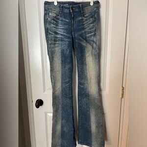 Diesel 1969 D-Ebbey Bootcut Blue and white vintage jeans